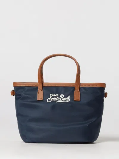 Mc2 Saint Barth Shoulder Bag Woman In Blue