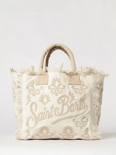 Mc2 Saint Barth Shoulder Bag Woman In Neutral