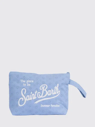 Mc2 Saint Barth Handbag  Woman Color Gnawed Blue In Transparent