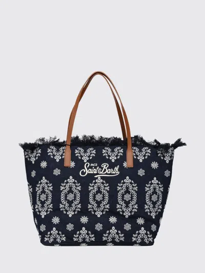 Mc2 Saint Barth Tote Bag  Woman Color Denim In Blue
