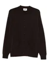 Mc2 Saint Barth 'hanover Merinocash' Cardigan  In Black