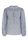 Mc2 Saint Barth Harper - Shirt With Mandarin Collar