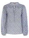 Mc2 Saint Barth Harper - Shirt With Mandarin Collar