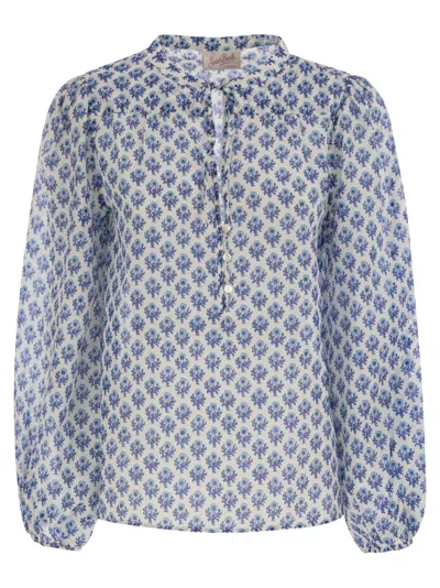 MC2 SAINT BARTH HARPER - SHIRT WITH MANDARIN COLLAR