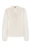 Mc2 Saint Barth Harper - Shirt With Mandarin Collar
