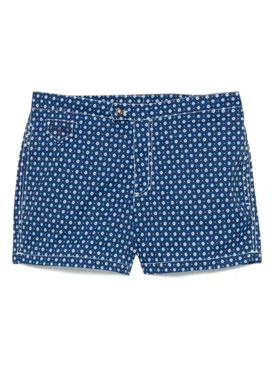 Mc2 Saint Barth Harry Swim Shorts In Blue
