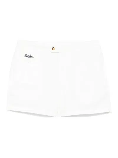 Mc2 Saint Barth Harry Swim Shorts In White