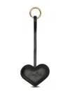 Mc2 Saint Barth Heart Charm Bag Accessorie In Black