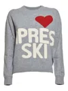 Mc2 Saint Barth Heart-motif Sweater In Gray