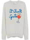 Mc2 Saint Barth X Spritz Heron Sweater In Grey