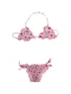 Mc2 Saint Barth Hello Kitty Patterned Bikini In Pink