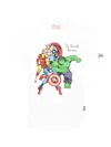 Mc2 Saint Barth White T-shirt For Boy With Superhero In White