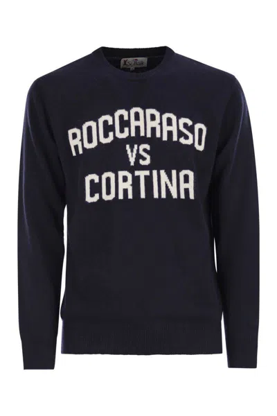 MC2 SAINT BARTH MC2 SAINT BARTH HERON - CREW NECK SWEATER WITH EMBROIDERY ON THE FRONT