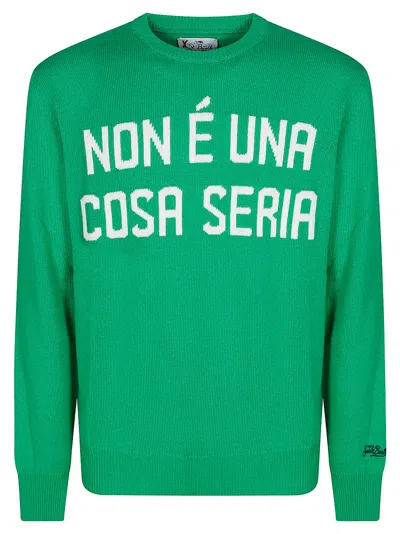 Mc2 Saint Barth Saint Barth-motif Sweater In Green
