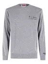 Mc2 Saint Barth Crew Neck Light Sweater In Gray