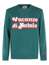 Mc2 Saint Barth Heron Crew-neck Sweater In Green
