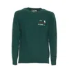 Mc2 Saint Barth It' Wine O' Clock Wool And Cashmere Blend Sweater In Green