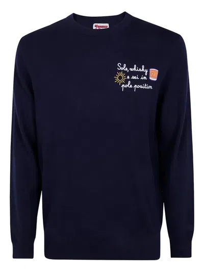 MC2 SAINT BARTH HERON EMBROIDERED SWEATER