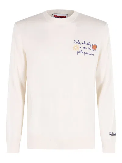 MC2 SAINT BARTH HERON EMBROIDERY SWEATER