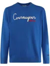 Mc2 Saint Barth Courmayeur Sweater In Wool Blend In Blau