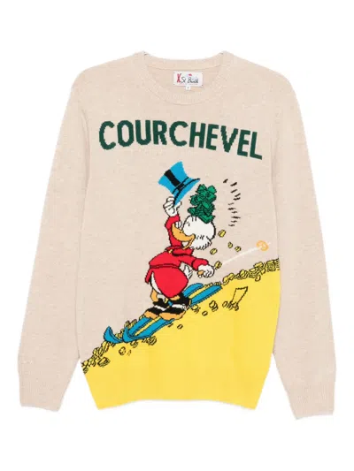 Mc2 Saint Barth Heron Jumper In Brown
