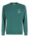 Mc2 Saint Barth Heron Light Crew-neck Sweater In Green