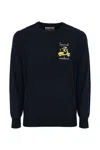 Mc2 Saint Barth Crew Neck Light Sweater In Blu