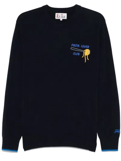 Mc2 Saint Barth Heron Light Sweater In Blue