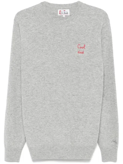 Mc2 Saint Barth Heron Light Sweater In Grey