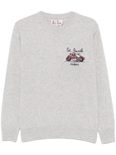 Mc2 Saint Barth Heron Light Sweater In Grey