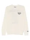 Mc2 Saint Barth Heron Long-sleeve Sweater In Neutral