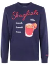 Mc2 Saint Barth "heron" Pullover In Blue
