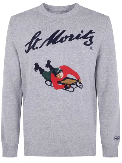 Mc2 Saint Barth St. Moritz Sweater In Gray