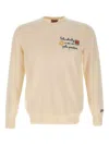 Mc2 Saint Barth Heron Sole Pole Position Crew-neck Sweater In Neutral