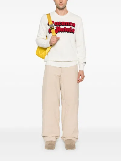 Mc2 Saint Barth Heron Sweater In 白色