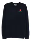 Mc2 Saint Barth Navy Blue Wool Sweater In Blue