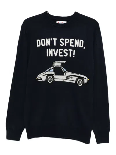 Mc2 Saint Barth Heron Sweater In Blue