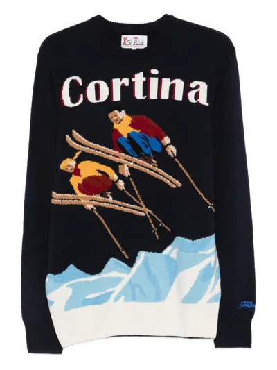 Mc2 Saint Barth Heron Sweater In Multi