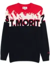 Mc2 Saint Barth Heron Sweater In Blue