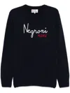 Mc2 Saint Barth Heron Sweater In Blue