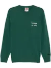 Mc2 Saint Barth Heron Sweater In Green