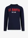 Mc2 Saint Barth Heron Wool Blend Sweater In Blue