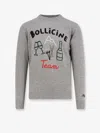Mc2 Saint Barth Heron Wool Blend Sweater In Gray