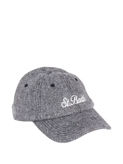MC2 SAINT BARTH HERRINGBONE-PATTERN BASEBALL CAP