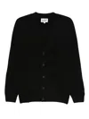 Mc2 Saint Barth Herrison Rib Wool In Black