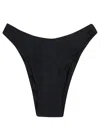 Mc2 Saint Barth High Waisted Bikini Bottoms In Black