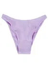 Mc2 Saint Barth High Waisted Bikini Bottoms In Violet