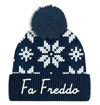 Mc2 Saint Barth Holden Knitted Beanie Cap In Blue