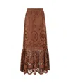 Shop Mc2 Saint Barth Hollow Skirt