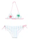 Mc2 Saint Barth Holly Bikini Set In Blue
